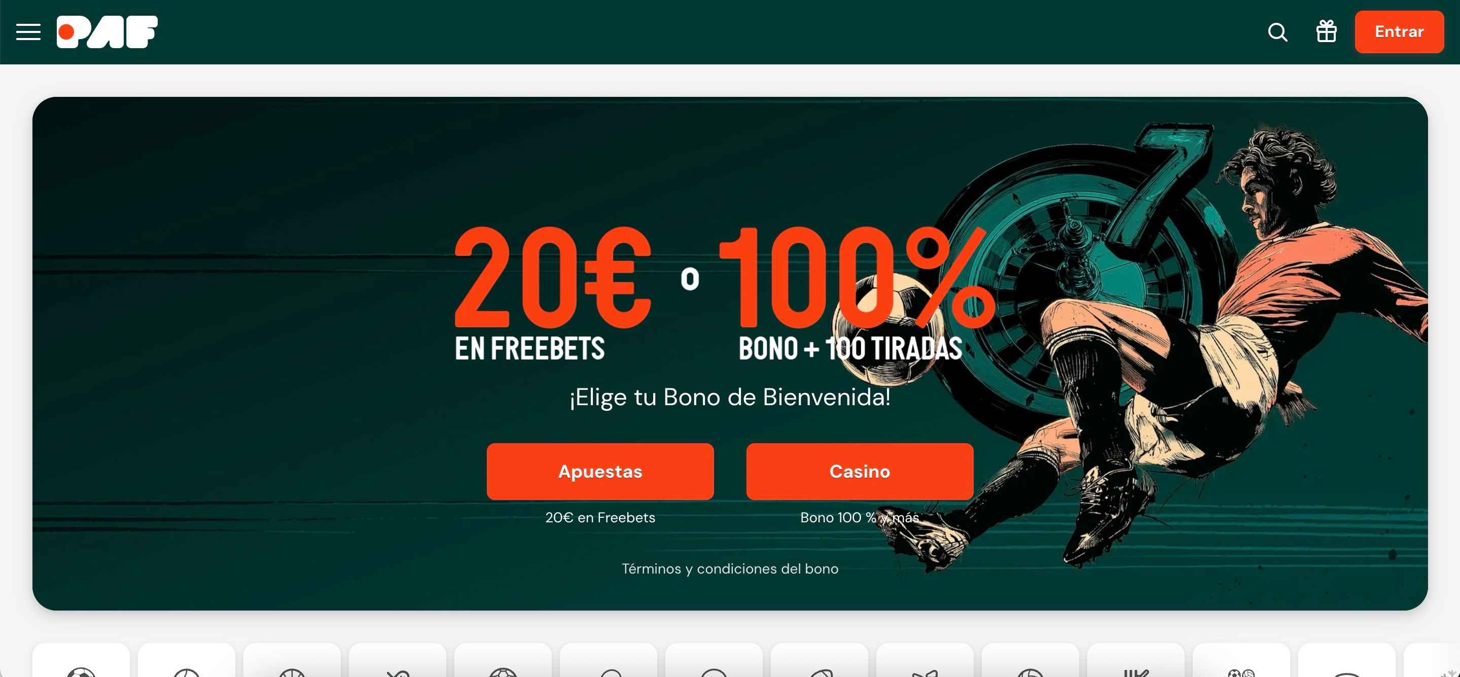 Reseña del casino Paf (2026)